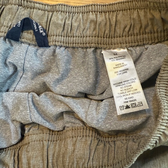 Tan Drawstring Shorts - Picture 4 of 4